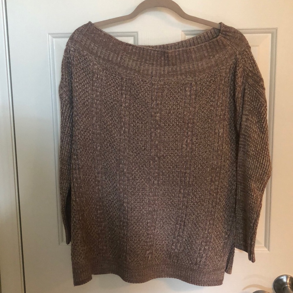 Rose gold knitted long sleeve